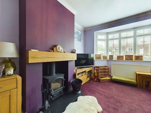 Log burner in sitting room - click for photo gallery